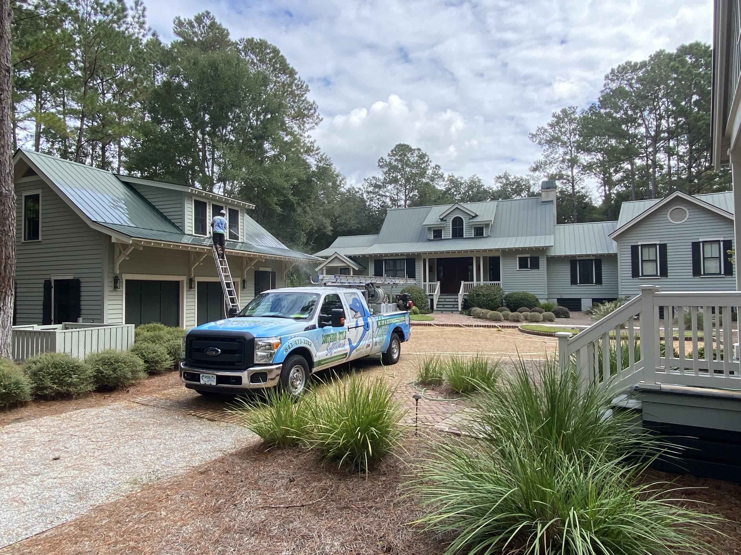 Metal Roof Soft Washing