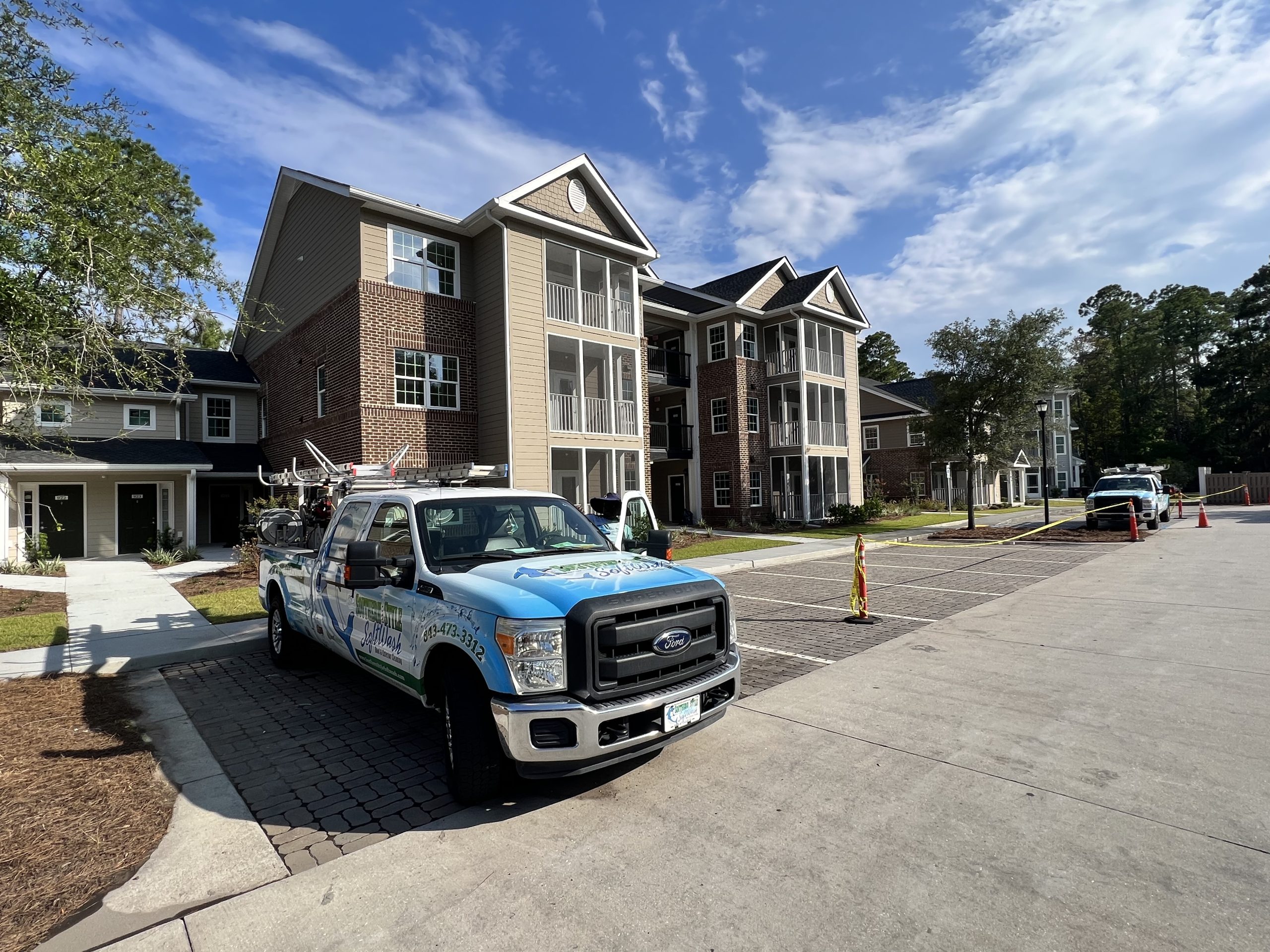 Southern Style SoftWash HOA exterior cleaning in Bluffton SC